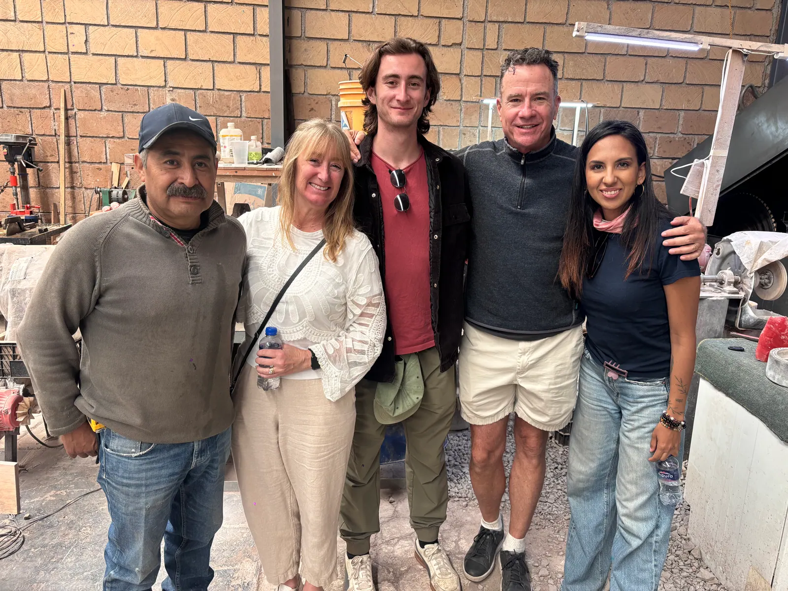 Private group visiting a local workshop
