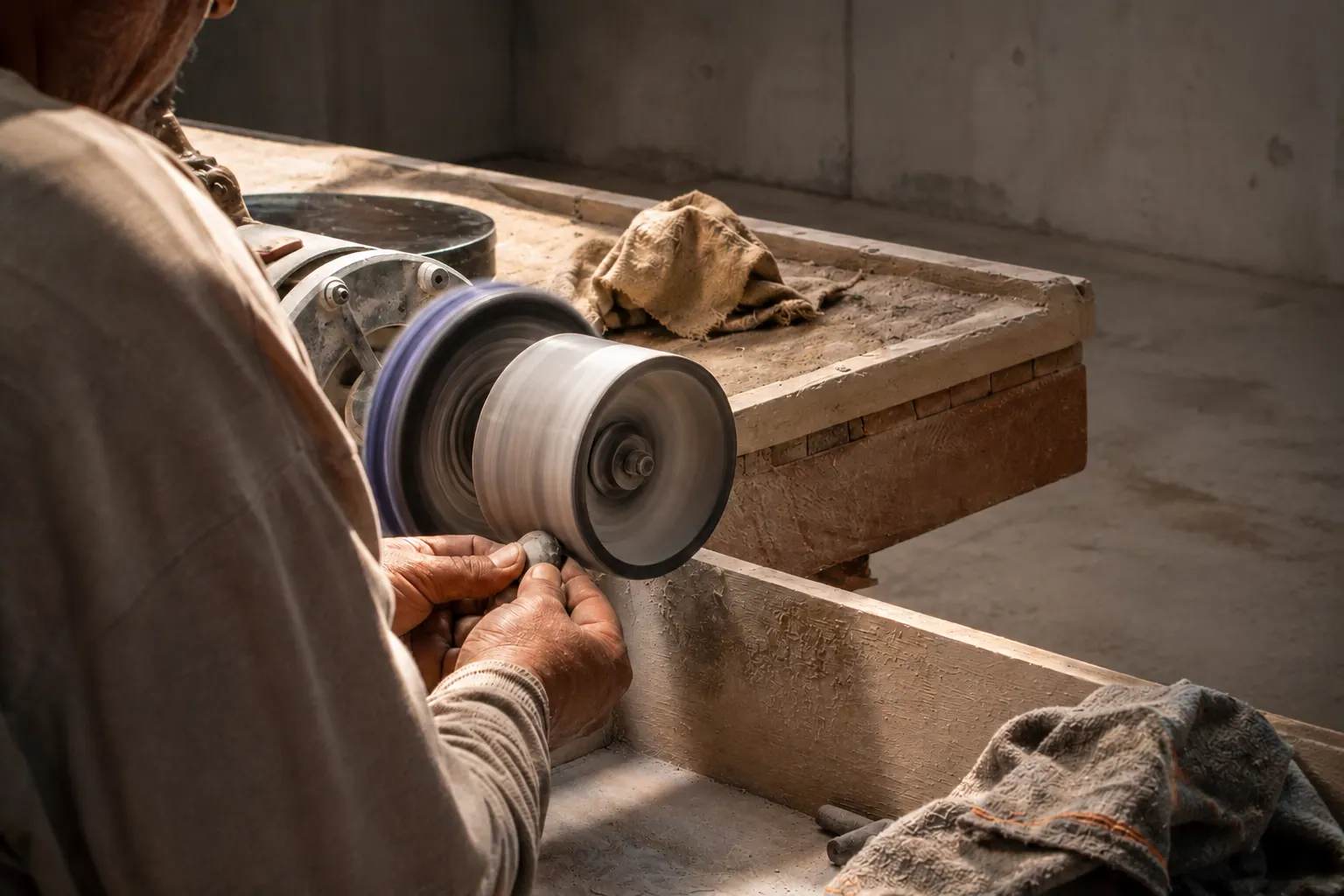 Hands-on artisan stop on a private day